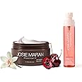 Josie Maran Argan Layering Kit - Whipped Argan Oil Body Butter + Prosperity Body Mist - Delivers an All Over Body Glow, Intense Hydration & Absorbs Quickly - Vanilla Cherry (2 Piece Set)