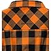 Legendary Whitetails Mens Trailblazer Waffle Lined Shirt Neon Orange Plaid Large