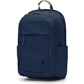 PUREVAVE Laptop Backpack Water Resistant YKK Zippers Travel Study | Recycled materials 5 compartments padded airflow back side pockets comfort