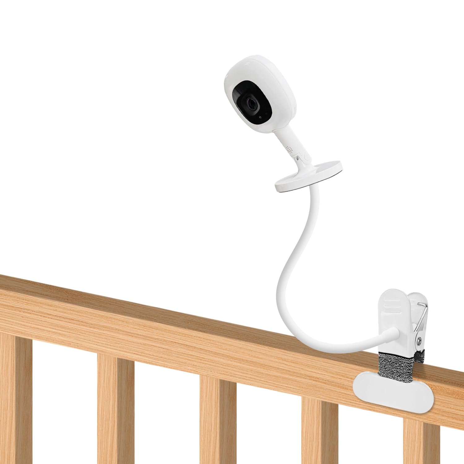 Baby Monitor Mount Compatible with Nanit Pro Smart Baby Monitor & Flex Stand ,Also for Cameras with 1/4 Screw Mount Flexible Long Gooseneck ArmBaby Camera Holder Stand Without Tools