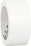 3M General Purpose Vinyl Tape 764 White, 2 in x 36 yd 5.0 mil (Pack of 1)