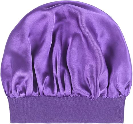 Amazon Co Jp Lilysilk リリーシルク ナイトキャップ シルク 枝毛防止 睡眠改善 保湿美髪 ロングヘア対応 就寝用帽子 産後用 お休み 妊婦キャップ ソフト伸縮性 ルーズバンド パープル ホーム キッチン