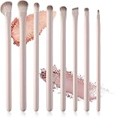 Eyeshadow Brush Set,8 Pcs Professional Eye Makeup Brushes With Soft Hairs &amp; Wood Handle For Liquid,Cream,Powder Eyeshodow Concealer Eyebrows Eyeliner