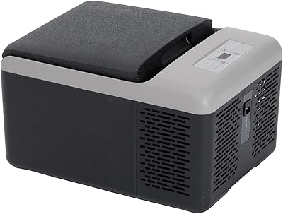 Alpicool C9PT 9L Kühlbox 12v Mini Kühlschrank Elektrische Kompressor Auto kühlschrank Camping Gefrierbox Klein Tragbare für Auto (schwarz)