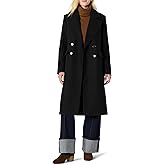 Amazon Essentials Women's Regular-Fit Double Breasted Wool Blend Longline Coat