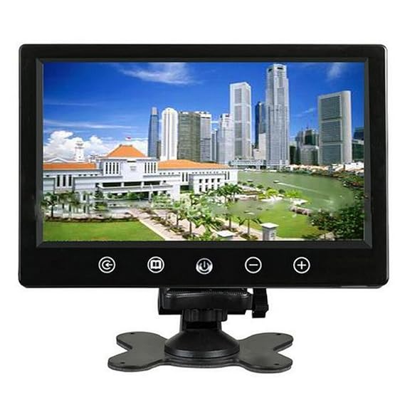 ePathChina® 9 Zoll 800 × 600 Pixel auflösenden TFT Farbe LCD Bildschirm Kissen Auto Rückspiegel Monitor unterstützt zwei Mögl