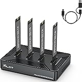 AMZPILOT 4 Bays M.2 NVMe & SATA to USB C Docking