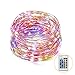 Dimmable Multi-Color LED String Lights Copper Wire with Remote Control, Waterproof Rope Lights for Gardens, Homes, Patio, Wedding, Dancing, Party(200LEDs, 66ft)