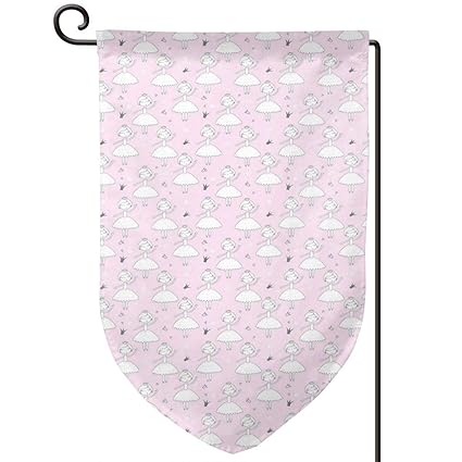 Amazon Com Lsriyzy Garden Flag Continuous Cute Little Girls