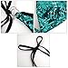Aisa Women Triangle Bikini Set Sequin Sexy 2 Piece String Golden Ring Glitter Beachwear Green Size X-Small