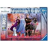 Ravensburger Disney Frozen 2 Puzzle - Magic of The Forest | Unique 100-Piece Jigsaw | Educational Toy for Kids Anti-Glare Surface | FSC Certified