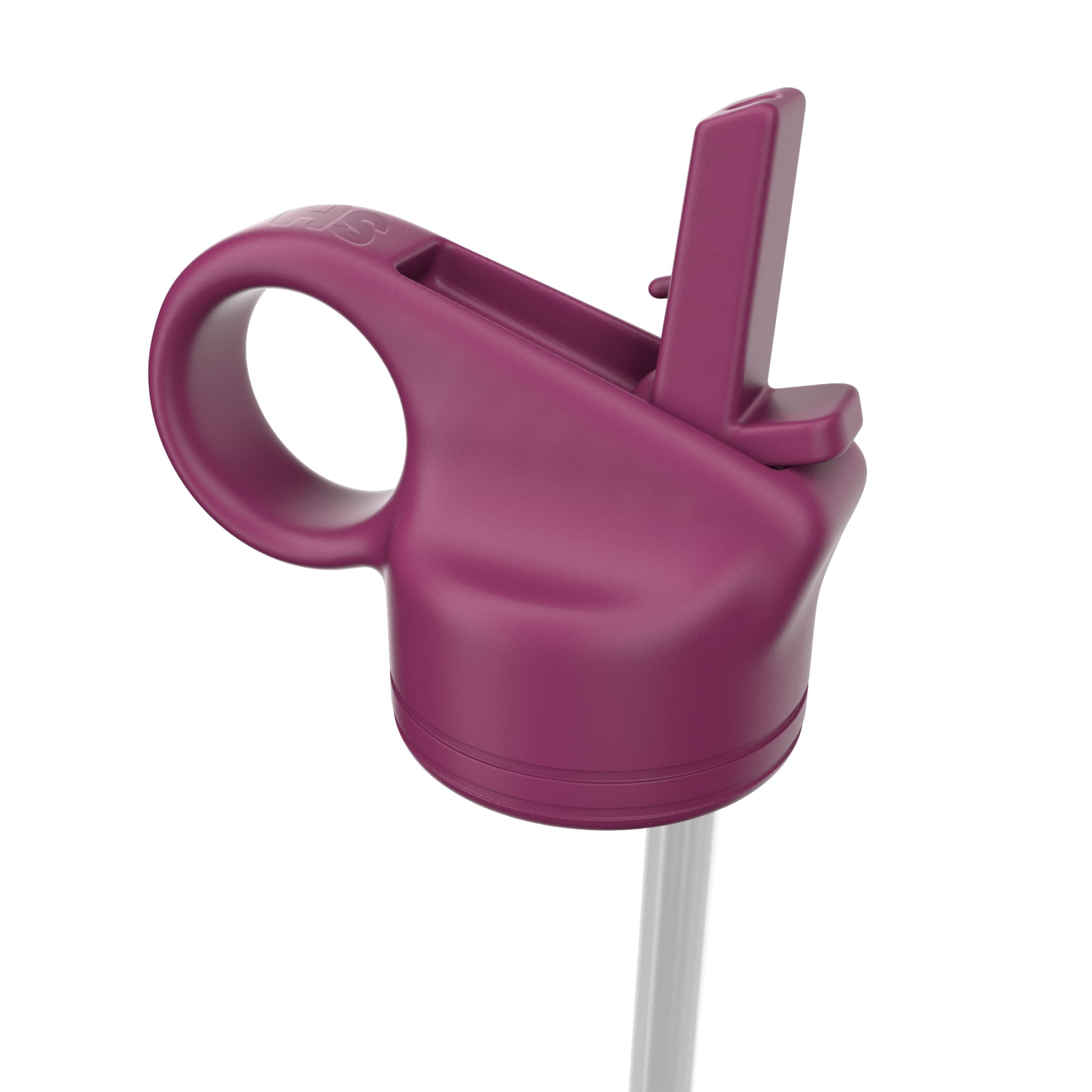 SHO Reusable Straw Lid for SHO Bottle - 260ml, 375ml, 500ml, 750ml & 1L - BPA Free (Very Berry, 500ml) — image 1