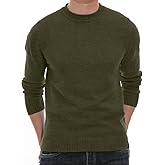 Sailwind Men's Crewneck Sweater Soft Casual Sweaters for Men Classic Pullover Sweaters with Ribbing Edge