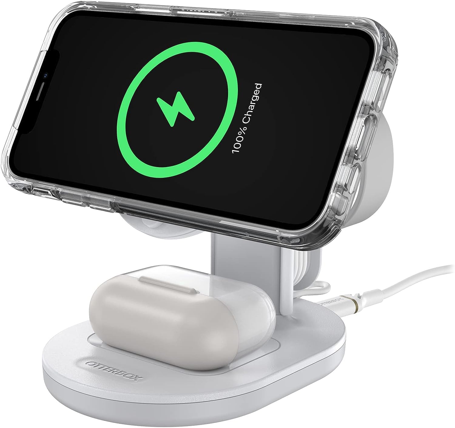 OtterBox 3-in-1 Wireless Charging Station 2.0 for MagSafe - White