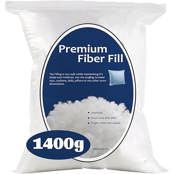 Bupete 200 G De Remplissage De Fibre De Polyester, Rembourrage En Fibre De Qualité Supérieure, Rembourrage En Peluche Haute Résilience Pour Travaux Manuels D' Animaux En Peluche, Rembourrage