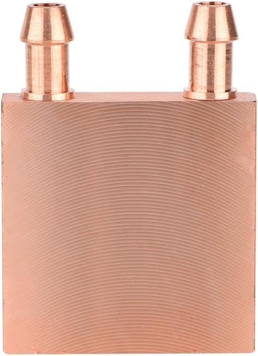 Yunir Pure Copper Water Cooling Block 40mm GPU CPU Liquid Cooler Heat Exchanger