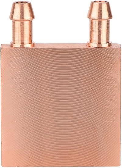 Yunir Pure Copper Water Cooling Block 40mm GPU CPU Liquid Cooler Heat Exchanger