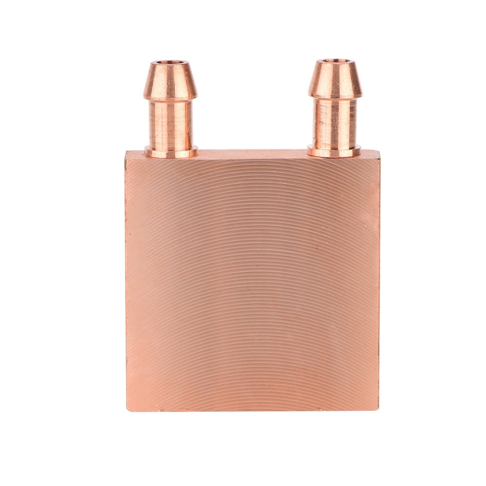 Tangxi Pure Copper Water Cooling Block 40 * 40 * 10mm for Graphics GPU Heat Motherboard Northbridge Southbridge Graphics Semiconductor Cooling piece Radiator Heatsink