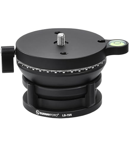 FSB6＋GITZO 75mm HalfBall Amazon.com : Haoge TBA-75 75mm Half Ball Bowl Adapter for