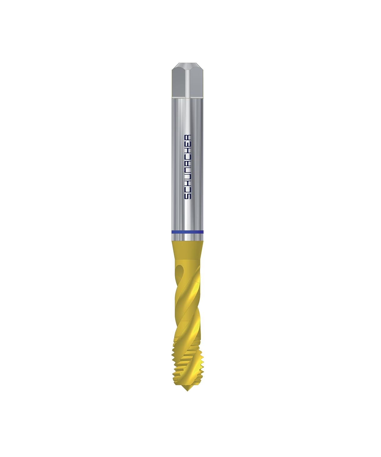 Schumacher 33500/25, M10 Grundloch HSS-E machine tap drill bit hss Tin