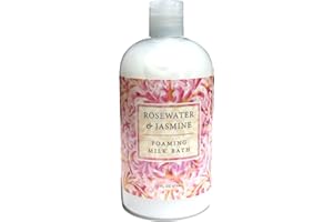 GREENWICH BAY TRADING COMPANY Greenwich Bay Rosewater Jasmine, Foaming Milk Bath with Buttermilk, Shea Butter and Cocoa Butter 16 oz