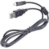 Replacement USB Cable 8Pin Camera Transfer Data Sync Charging Cord Compatible with Konica Minolta Digital Cameras Dynax 5D/7D Maxxum 5D/7D DiMage A Series A200 DiMage E Series E323 and More (4.9ft)