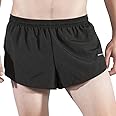 BOA Mens 1" Elite Split Solid Running Short (1000B)