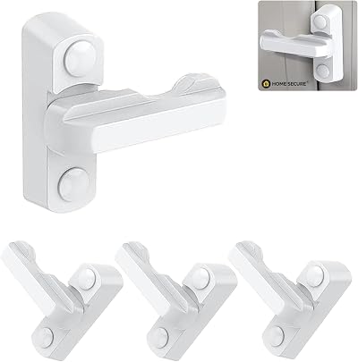 HomeSecure x4 Sash Jammers for uPVC Windows & Doors White