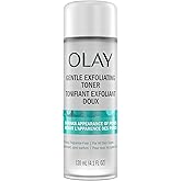 Olay Gentle Exfoliating Toner, Fragrance Free, Pore Treatment Face Cleanser Unclogs and Diminishes the Appearance of Pores, 1