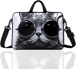 10-Inch Laptop Shoulder Bag Sleeve Case with padded handle for 9.6” 9.7