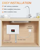 YUCHENGTECH 3000W Mini Instant Water Heater Tankless Electric 220V Remote view 3