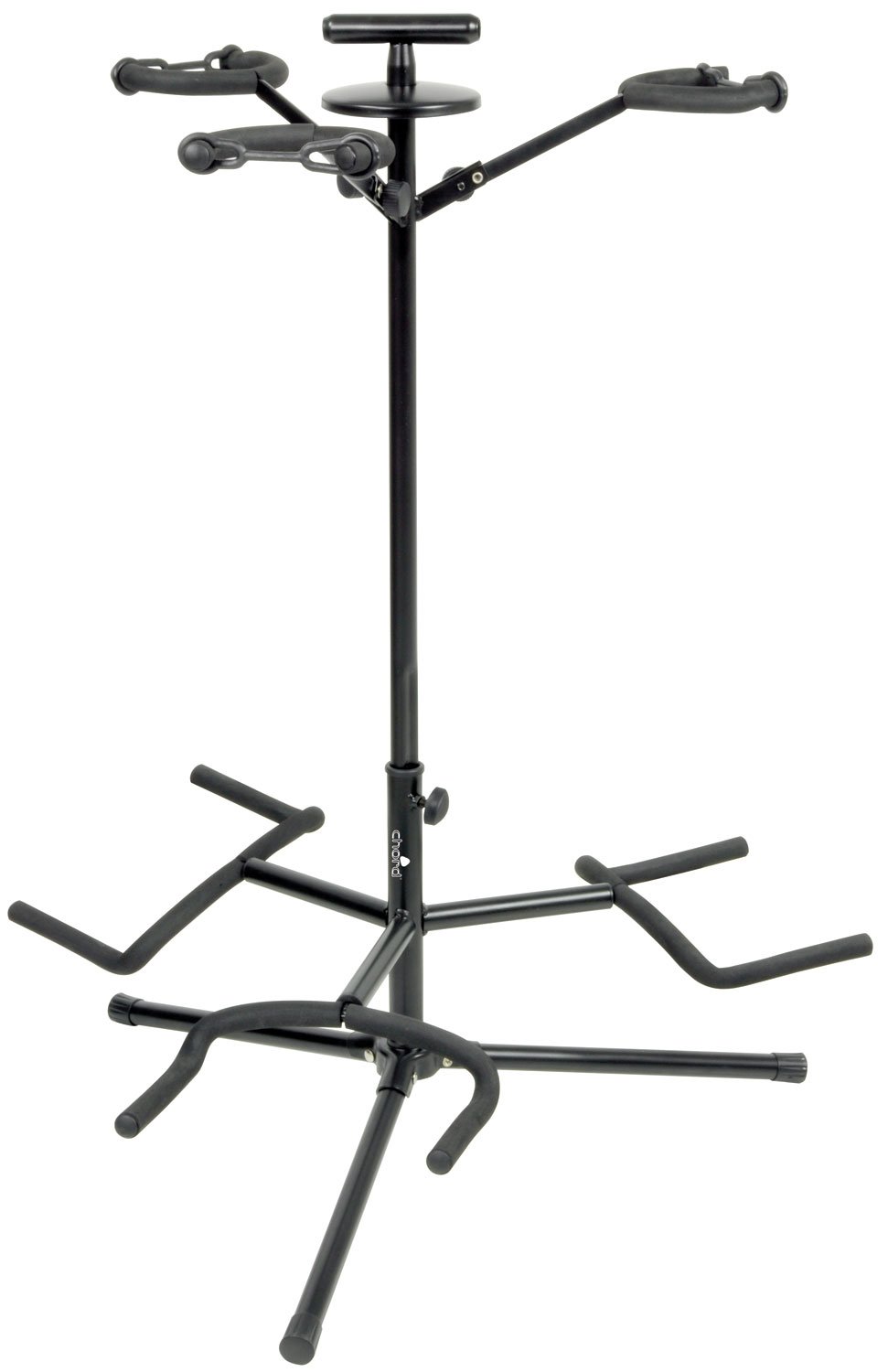 Chord | Triple Guitar Stand with Neck Support, GS-3
