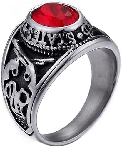 Amazon Y Ying サージカル ステンレス メンズ リング 指輪 結婚 指輪 かっこいい 男性用指輪 レトロ フォーカス 宝石 Ring レッド ジュエリー 通販 Amazon Y Ying サージカル ステンレス メンズ リング 指輪 結婚 指輪 かっこいい 男性用指輪 レトロ フォーカス 宝石 Ring レッド ジュエリー 通販