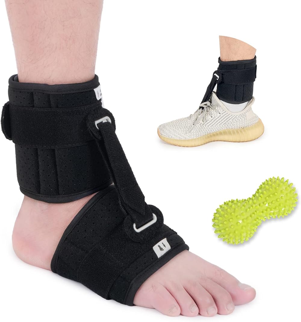 Tairibousy AFO Foot Drop Brace Adjustable Support for Men, Women & Kids