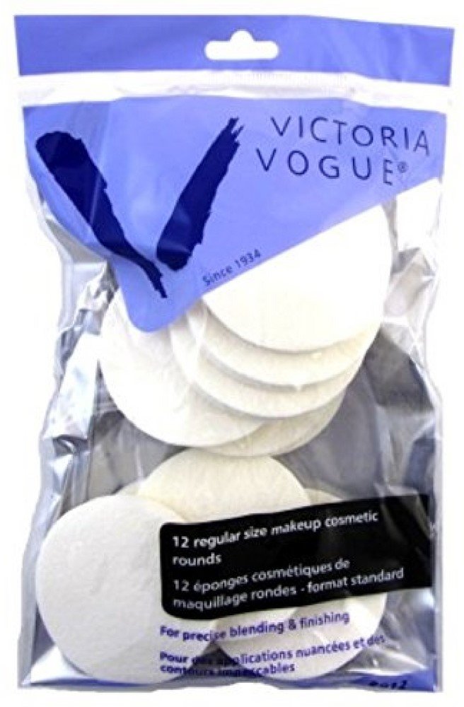 Victoria Vogue Cosmetic Rounds Latex, Regular Size, 12 Ea, 12count