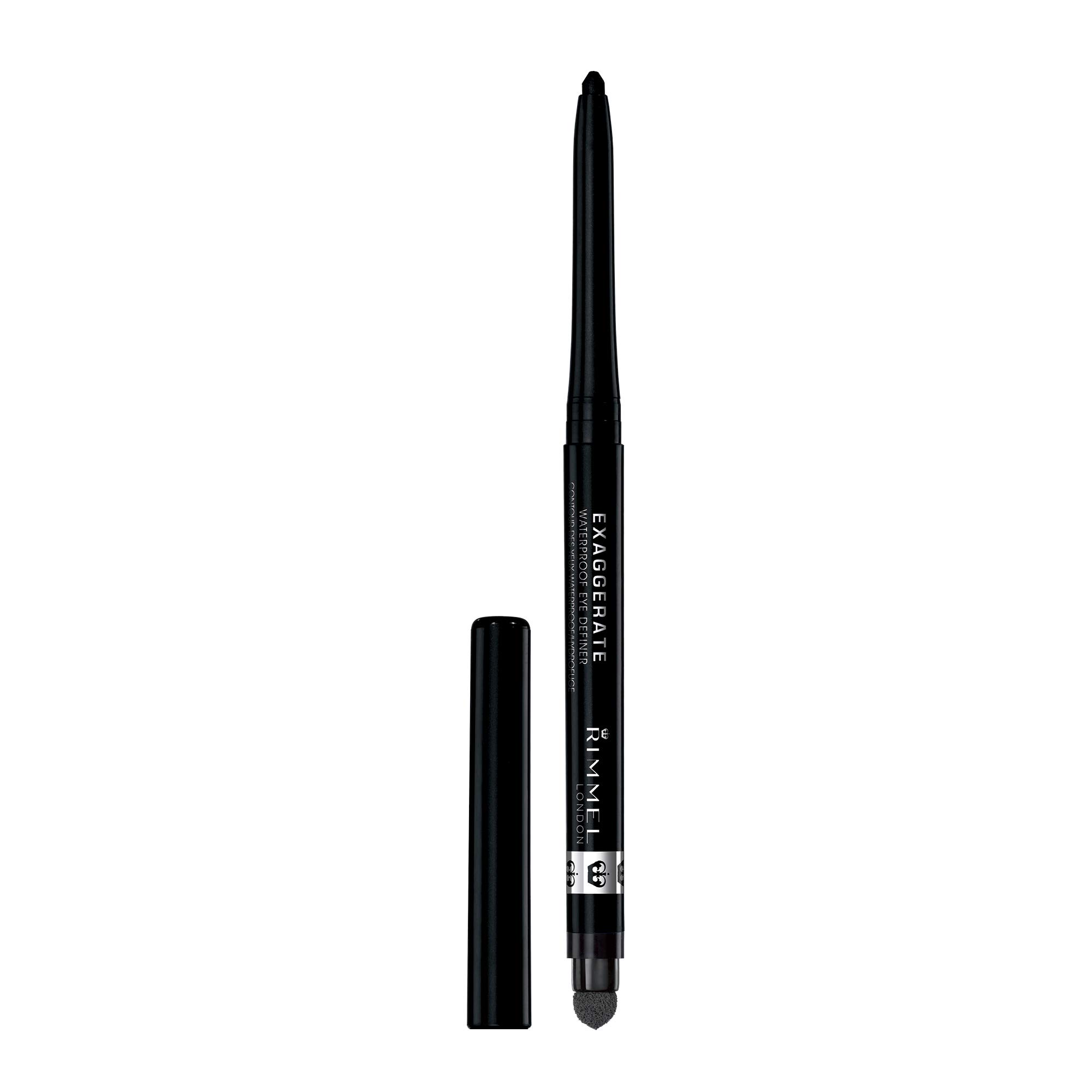 Rimmel Exaggerate Waterproof Eye Definer, Noir 261, Black Rimmel