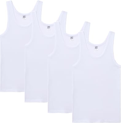 Pack Camiseta de tirantes Línea Original de Algodón 100% x4