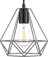 Giggi Grey Lampshade Ceiling Pendant Light Shade 20cm Wrought Iron