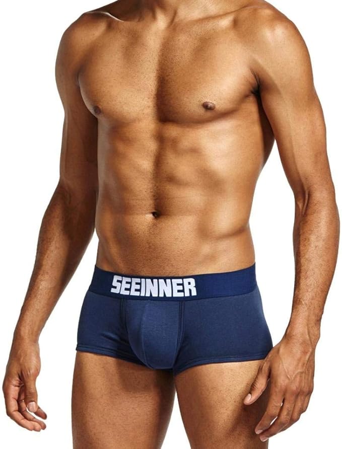 BIRAN5 Men's Boxer Shorts Cotton Panties Under Sh Warming Unique