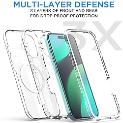 AICase for iPhone 16 Case Clear[Compatible with