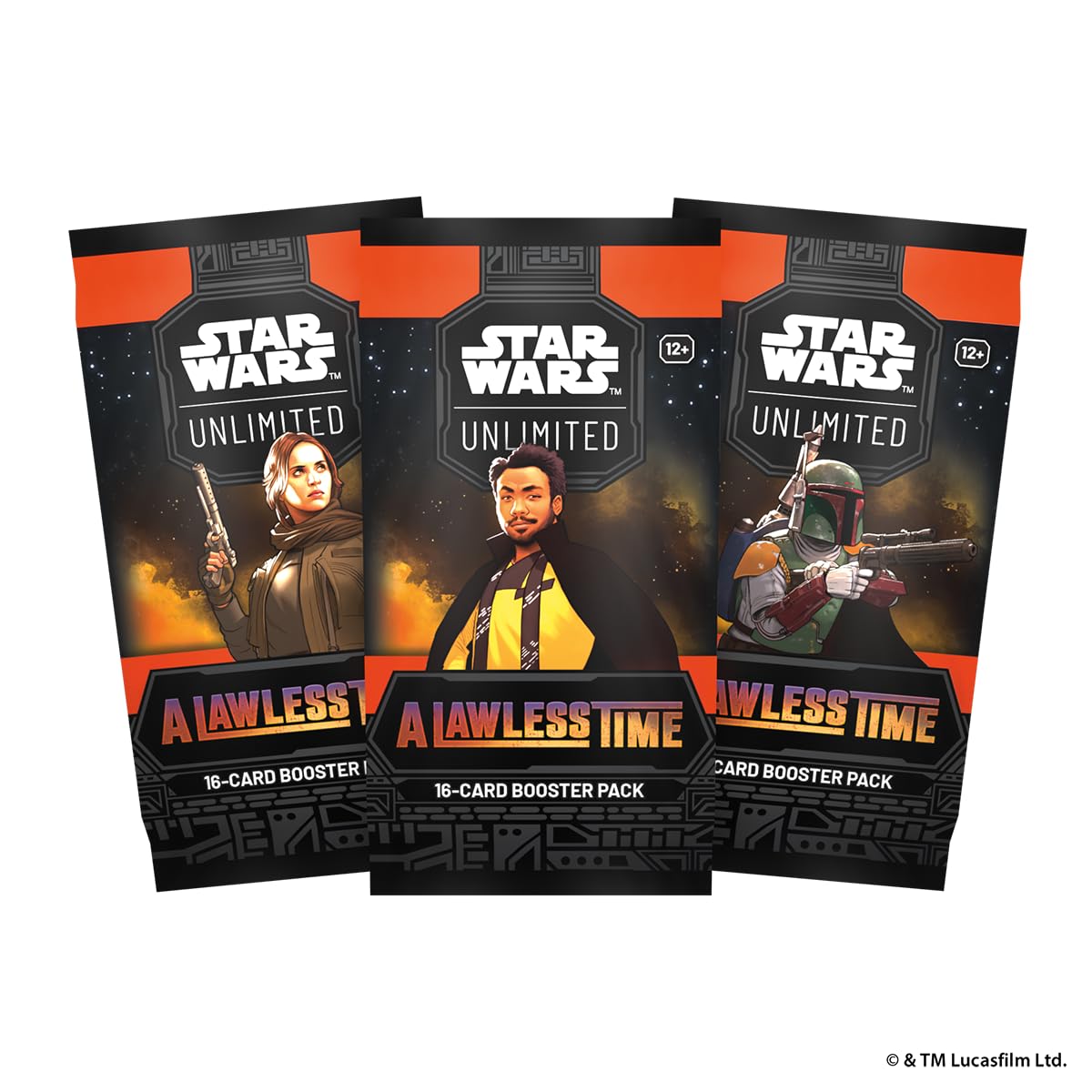 Asmodee Star Wars: Unlimited TCG A Lawless Time BOOSTER PACK - 16-Card Expansion Featuring Rare, Legendary & Foil Cards, Fast-Paced Trading Card Game, Ages 12+, 2+ Players, 20 Minute Playtime
