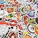 Vinyl Stickers 300 pcs Laptop Computer PC Water Bottle Car Helmet Skateboard Luggage Bike Bumper Waterproof Graffiti Decals,Gift for Kids, Adult- No-Duplicate Pack