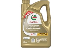 Castrol Edge Extended Performance 5W-30 Advanced Full Synthetic Motor Oil, 5 Litres | Made in Canada