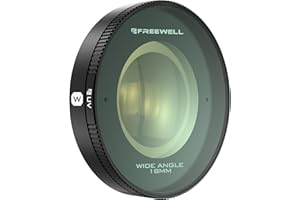 Freewell 18mm Wide Angle Lens Compatible with Freewell Sherpa iPhone/Galaxy Cases & Genius Rig Cage