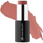 Glo Skin Beauty Cream Blush Stick, 3-in-1 Multi-Use, Bliss | Cheek, lip, and lid tint in one stick, long-wear formula, skincare benefits, blush stick for dry or mature skin
