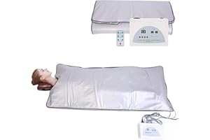 Greensen Far Infrared Sauna Blanket, at Home Sauna Portable Steam Sauna Spa Folding Tent Body Shaper Professional Blanket Safety Digital Sauna Heating Machine for SPA Beauty Salon, 70.5 x 31.7 inch