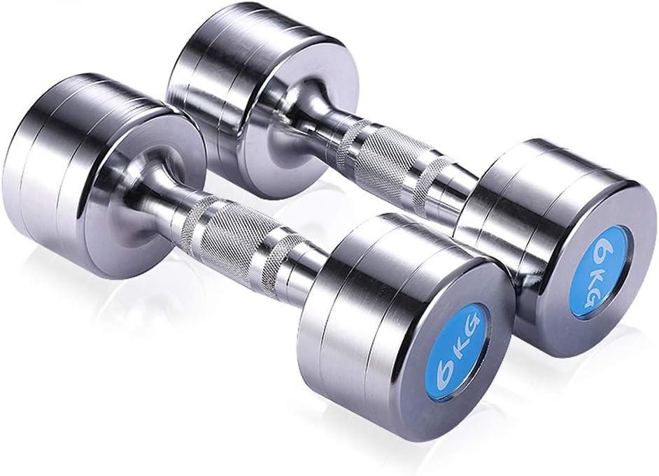 One Piece Pure Steel Dumbbell Men's Fitness Equipment Home Electroplated Dumbbell