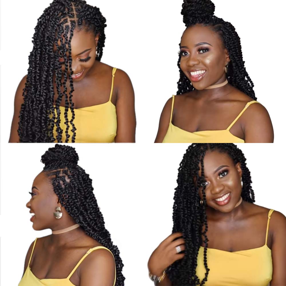 Amazon Com Vigorous Pre Twisted Passion Twist Crochet Hair Pre