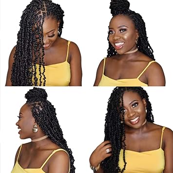 Amazon Com Vigorous Pre Twisted Passion Twist Crochet Hair Pre