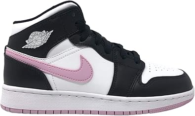 black and pink ones jordans